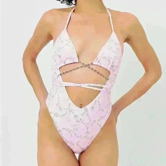 Frankie’s Bikini Gemma Floral Wrap One Piece - Picture 2 of 4